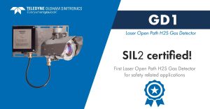 First Laser Open Path H2S Gas Detector for Safety Applications