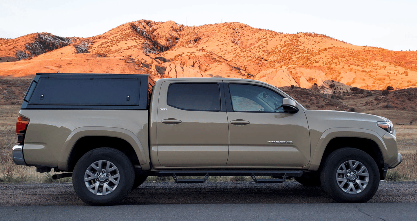 Gaia has a Cap for the popular Toyota Tacoma, making for a natural overland adventurer