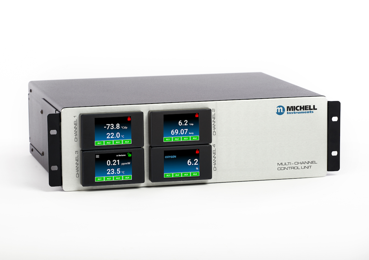 New Multi-Channel Control Unit Combines Trace Moisture, Moisture in Liquids and Trace Oxygen