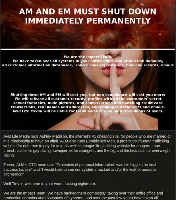 SEO Expert Hired and Fired By Ashley Madison Turned on Company, Promising Revenge