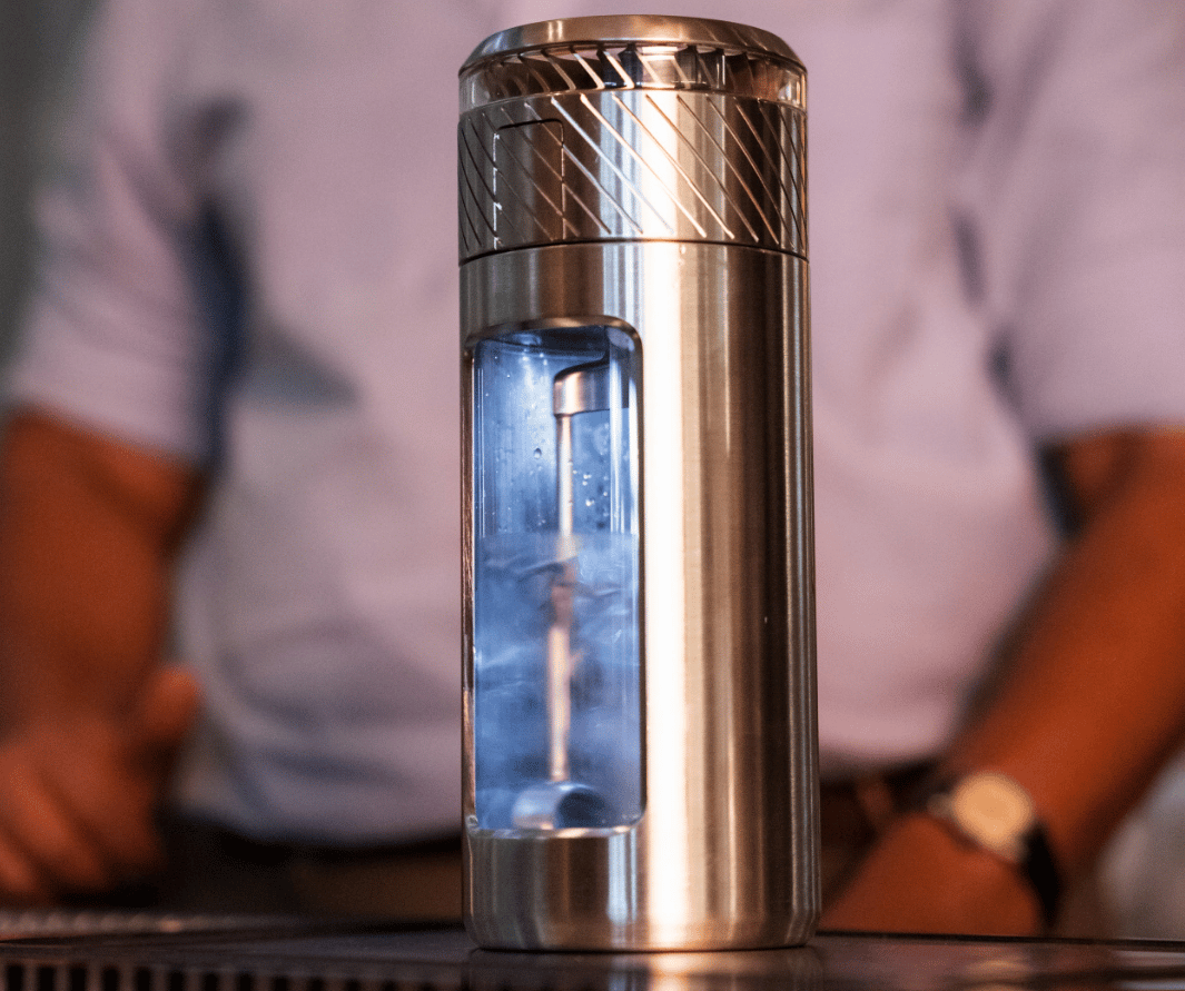 Integrated lights highlight the Callum Martini Mixer at work