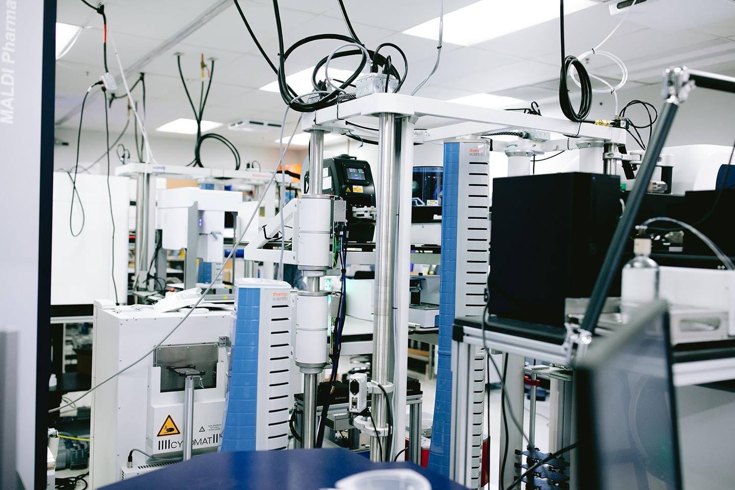 Aether's automated work cell for DNA synthesis