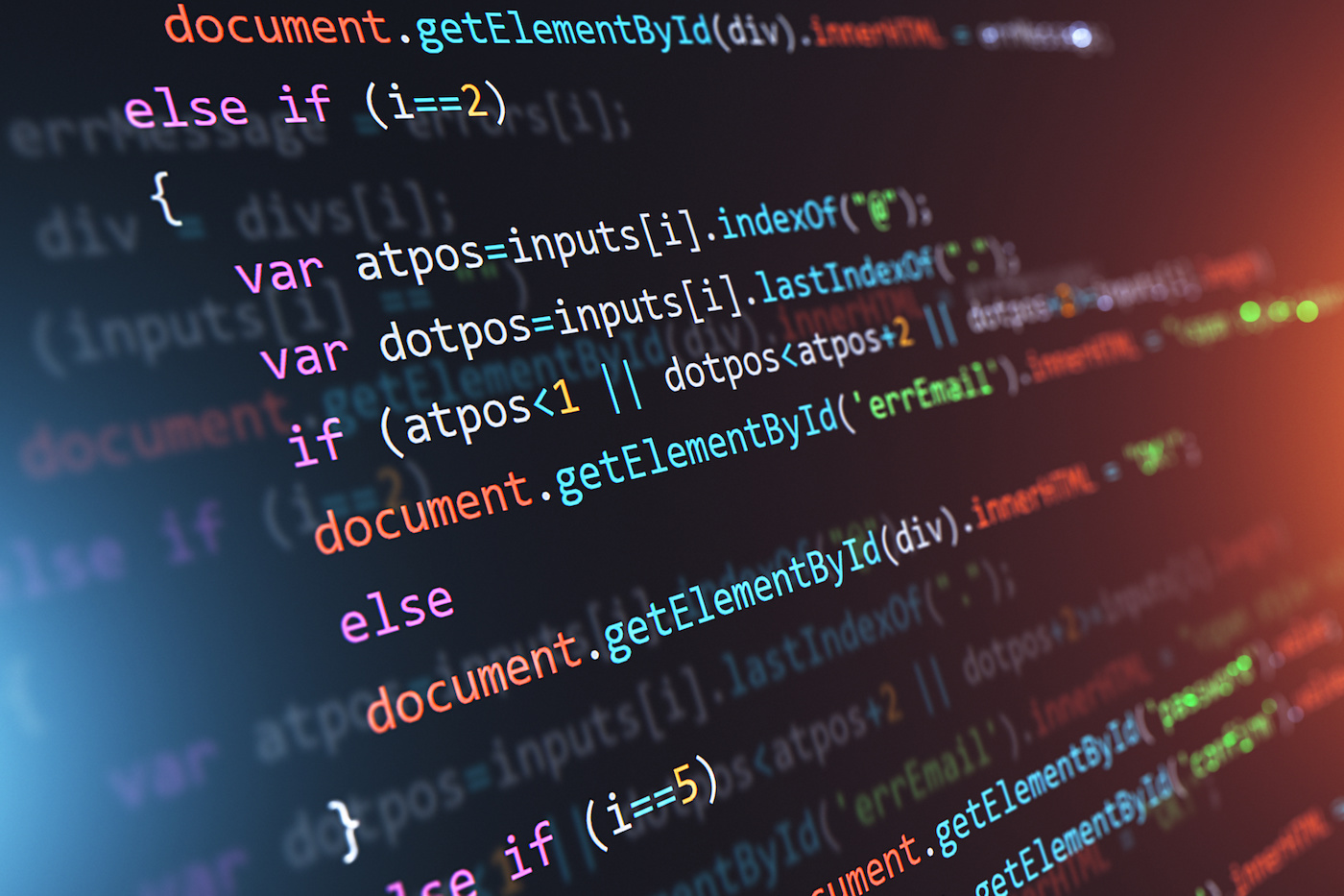 Developer security stock image.