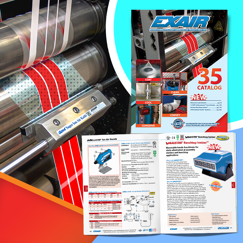 EXAIR’s New Catalog 35 Features New Products, Standards and Information to Solve Manufacturing Problems