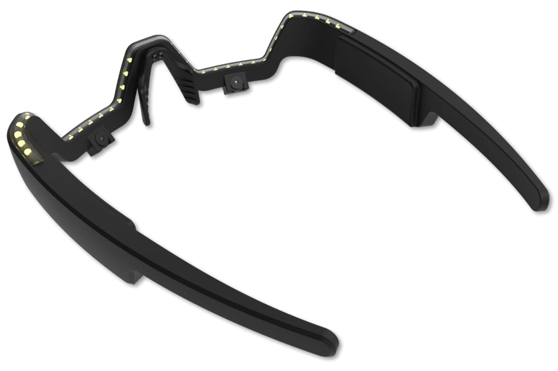 The FalconFrames wearable is additionally capable of monitoring its wearer's balance and posture