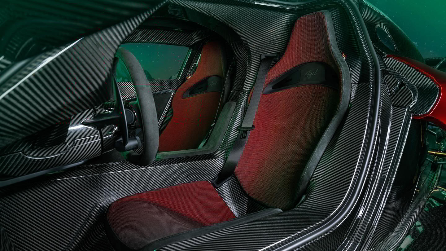 The seats might as well be applied directly to the carbon monocoque frame with a spray can