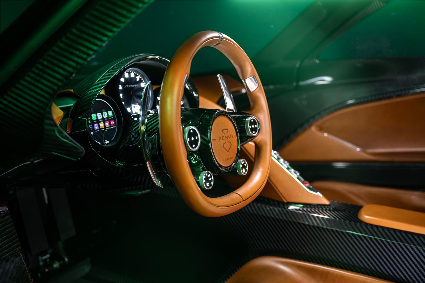 Traditional dial-based dash segments rotate to reveal color screens