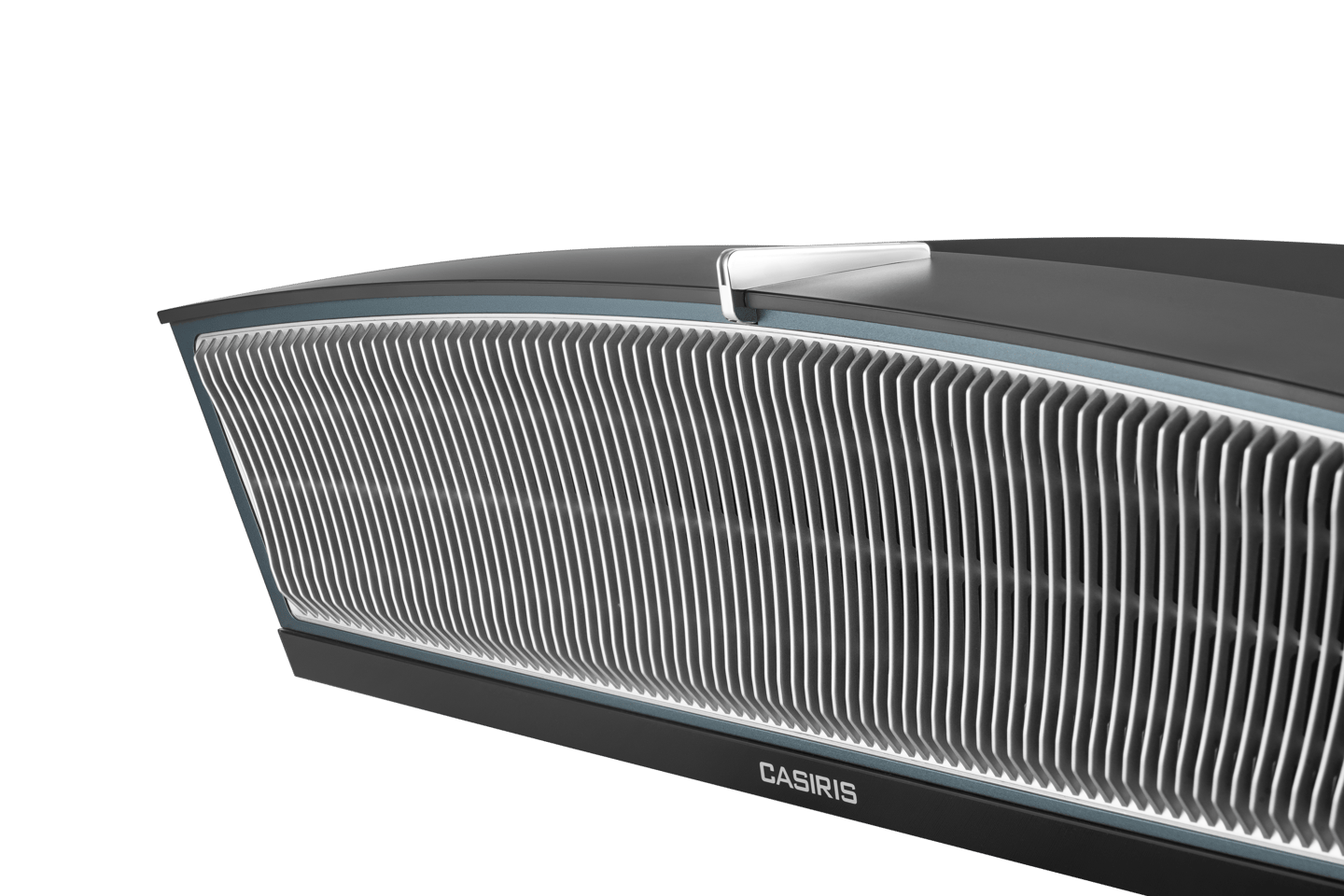 The grille hiding the dual 15-W speakers rocks luxury automotive vibes