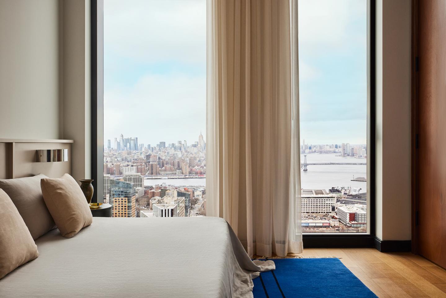 The Brooklyn Tower's homes offer excellent views of New York City