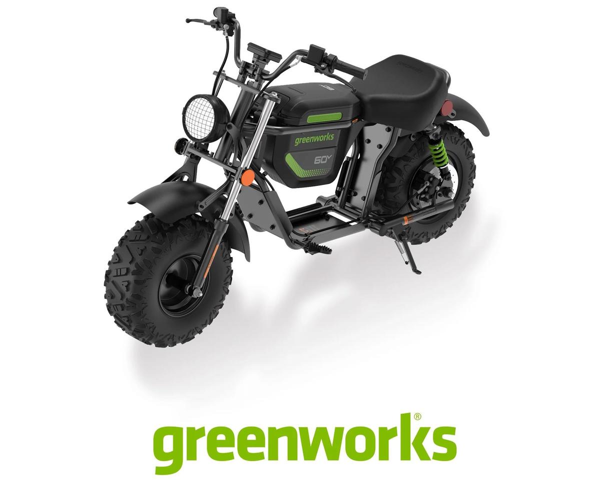 The Electric Stealth Series Minibike runs on two 60-V/8-Ah batteries at the moment, but an 80-V option will be made available from 2024