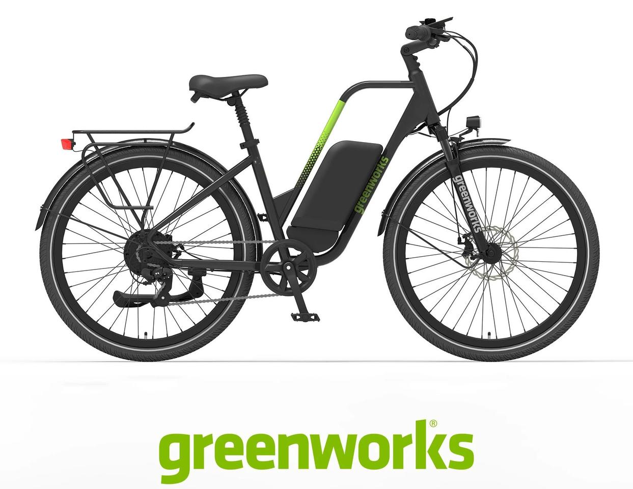 The Commuter Electric Bike is built around a heavy duty aluminum frame with a mid-height step over