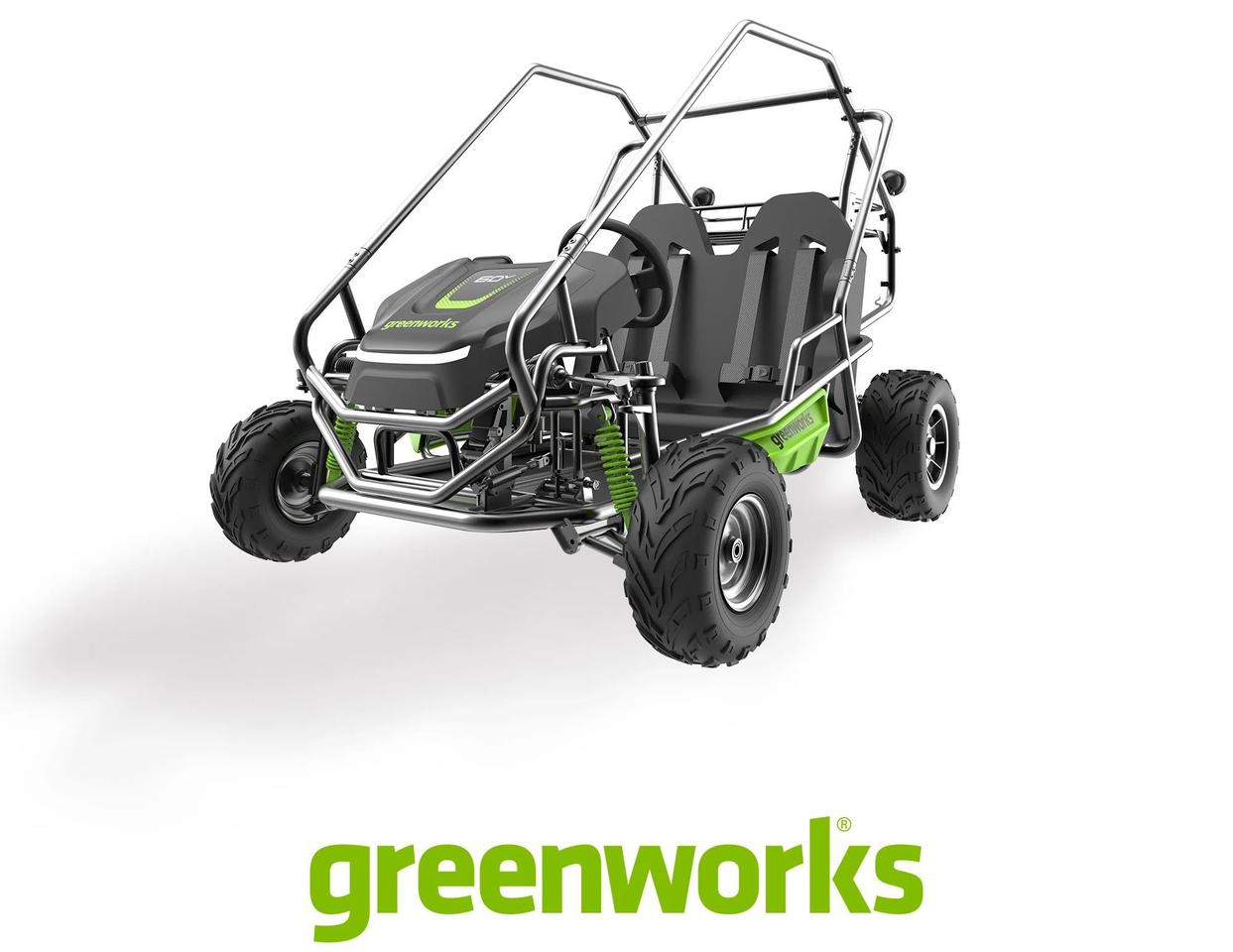 The Greenworks Go-Kart is available now direct from the company or via select Tractor Supply stores