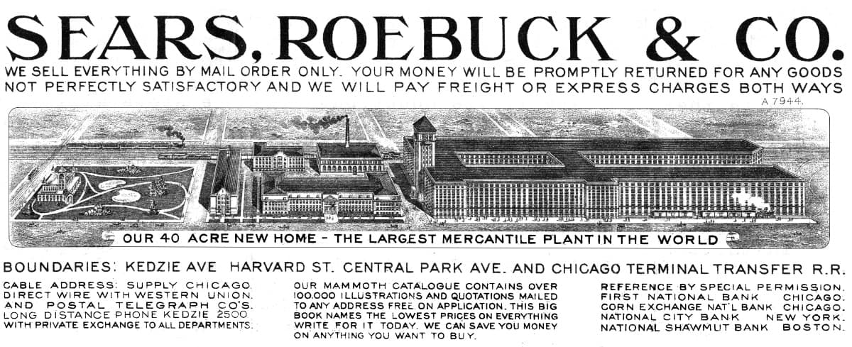 The Sears & Roebuck letterhead from 1907 tells a lot of the story of the company's success to that point, with the 1906 building pictured having three million square feet of floor space. Sears & Roebuck's decline may have eroded the value of this motorcycle, but just as the company is core to America's commercial history and culture, the Sears Dreadnaught remains a highly significant motorcycle.