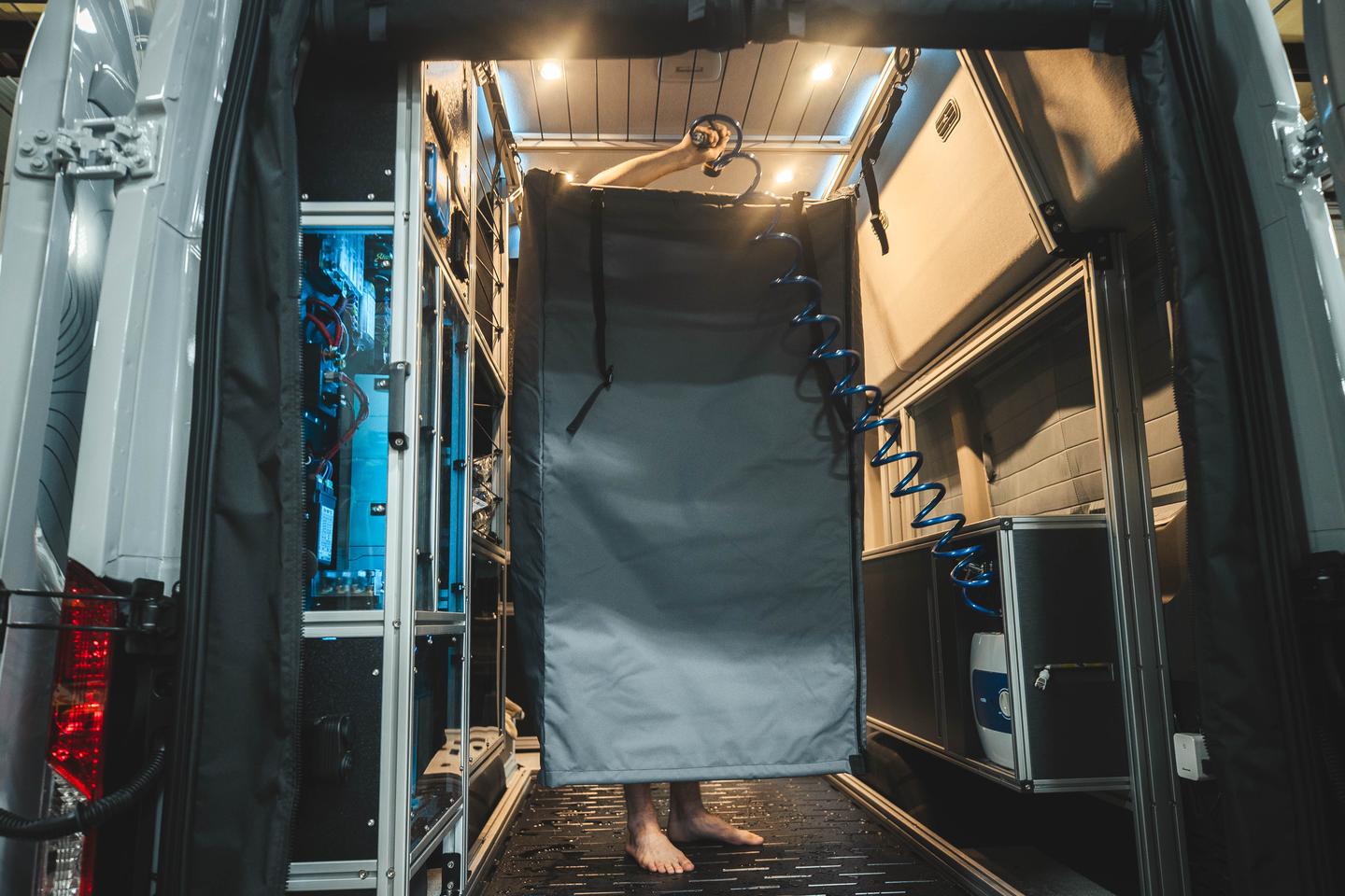Available indoor shower room