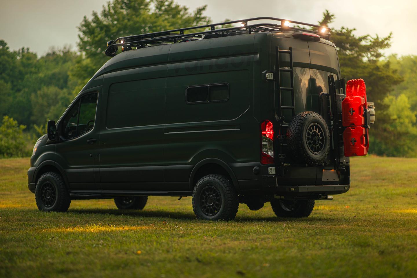 VanDoIt's new Moov camper van gets dressed up in Aluminess carriers all around