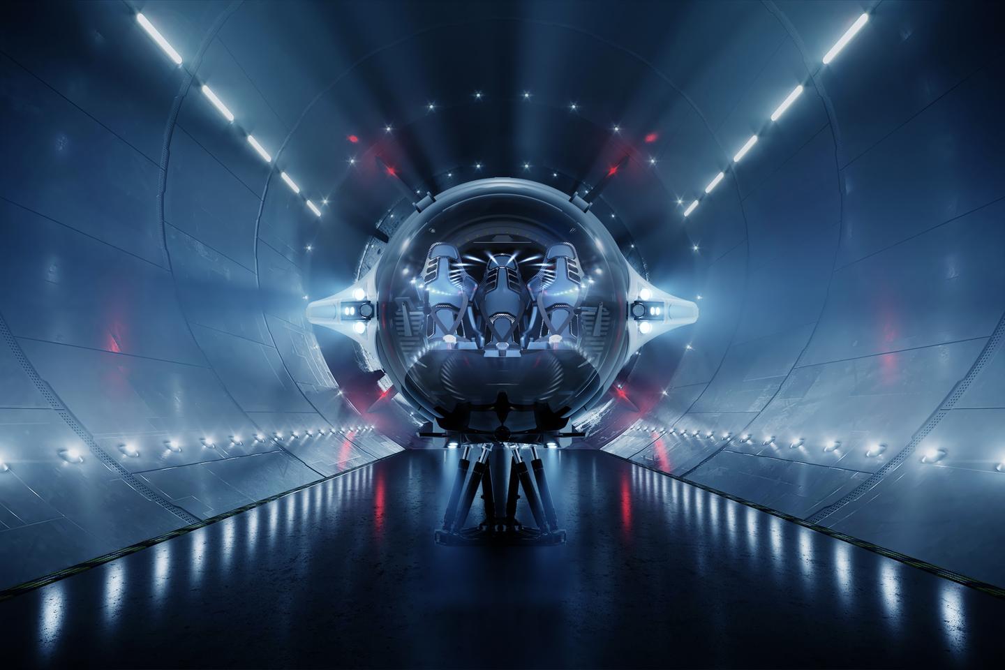 Further wind tunnel photo included just because it looks super futuristic