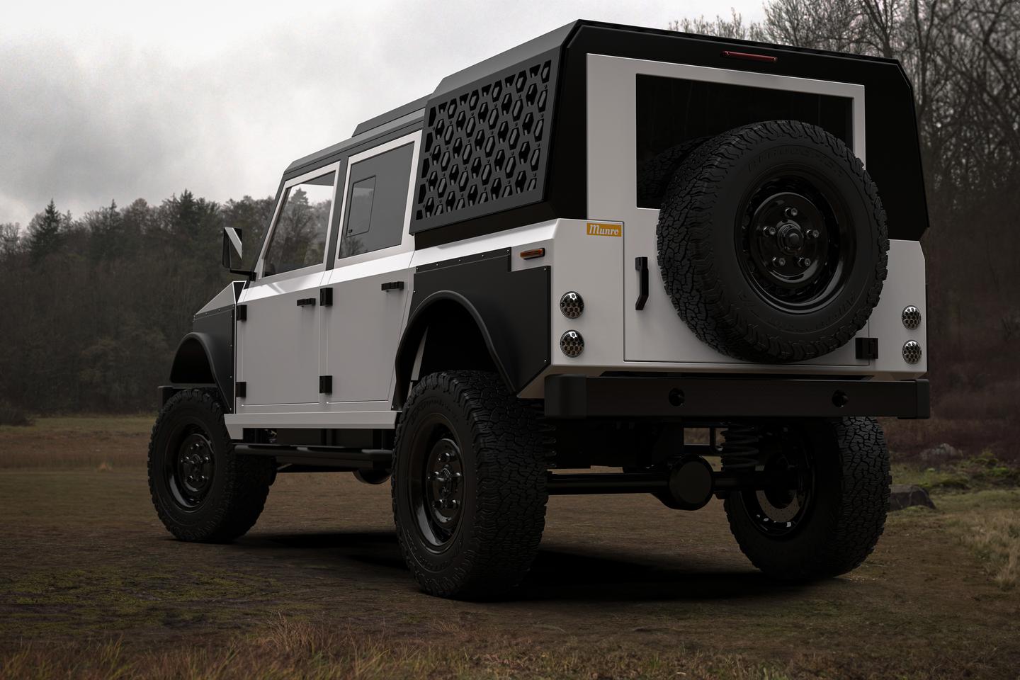 The big add-on is the honeycomb rack hanging over the sides, designed for mounting the tools and accessories to which drivers need the quickest access