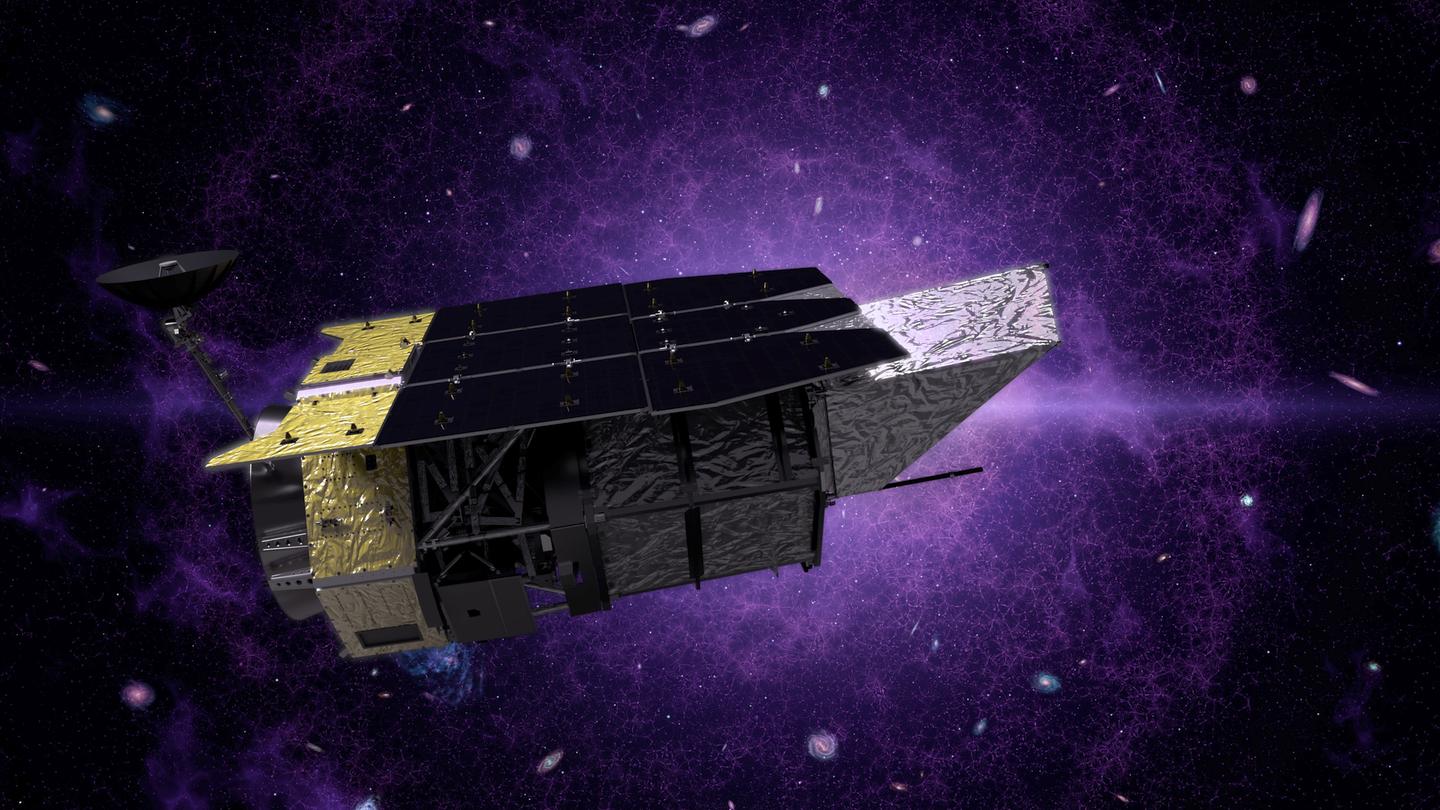 An artist's impression of the Nancy Grace Roman Space Telescope
