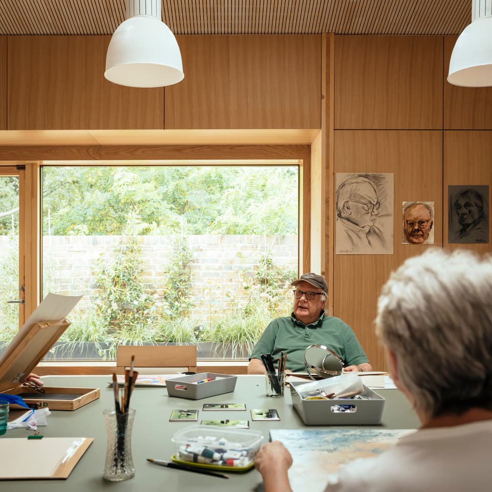 The John Morden Centre's interior is light-filled and designed to encourage socialization
