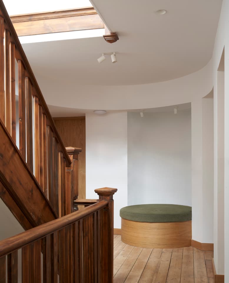 The Lighthouse Children's Home features a calming light-filled interior that is carefully design to ensure the children feel comfortable
