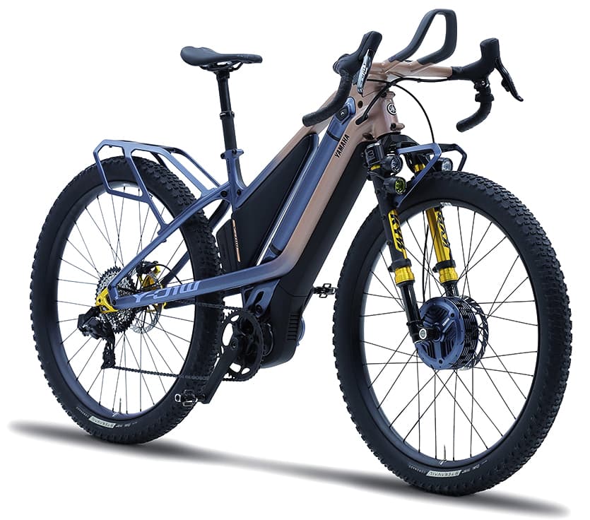 The Y-01W AWD: a gravel-based adventure tourer with electric 2WD