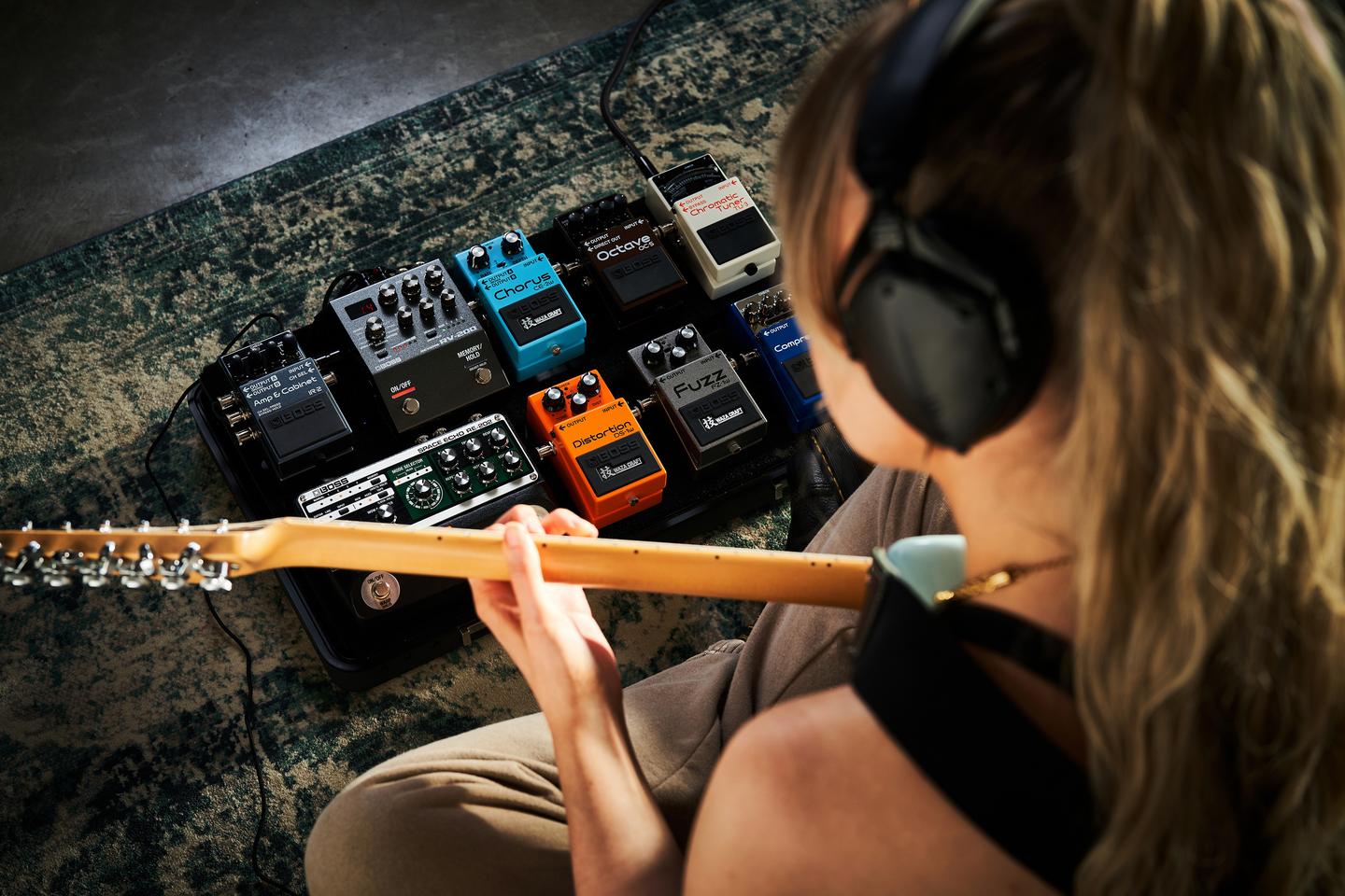 The IR-2 includes a headphone jack for monitoring or practice, can serve as an audio interface to a DAW running on a laptop or tablet, and can run on battery power or with an AC adapter