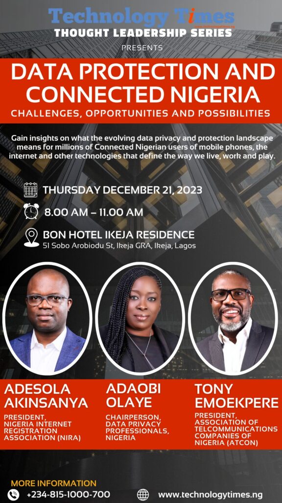 Connected Nigeria: ATCON, NiRA, DPP review data protection at Technology Times Thought Leadership Series 2 atcon-nira-dpp-review-data-protection