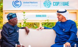 President Tinubu meets with UAE President at COP28