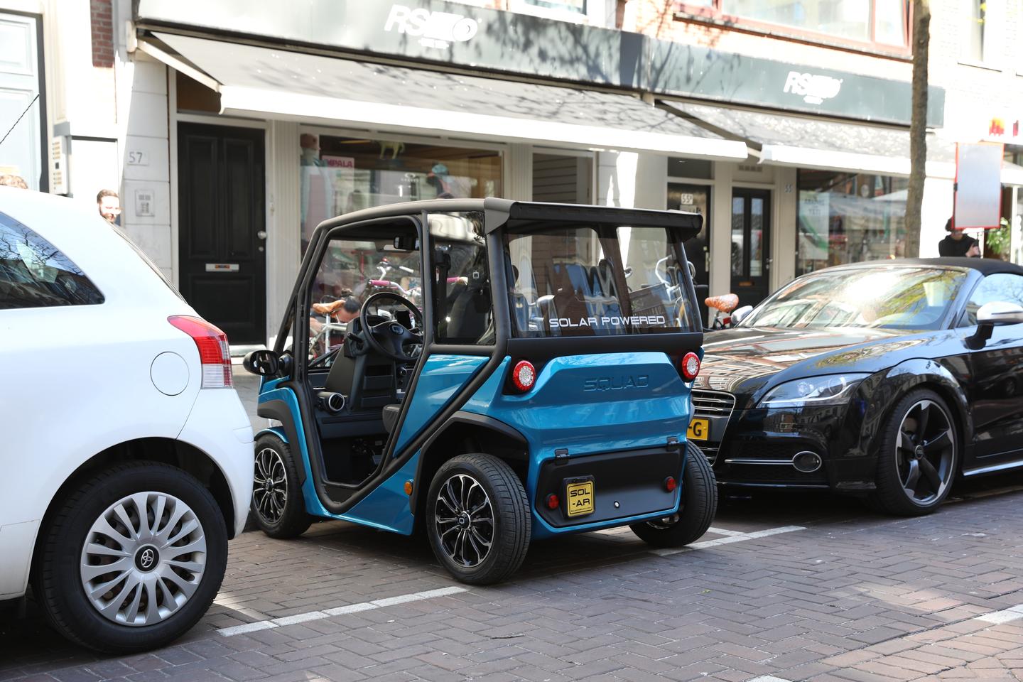 Inner-city parking shouldn't present too much of a problem for the Solar City microEV