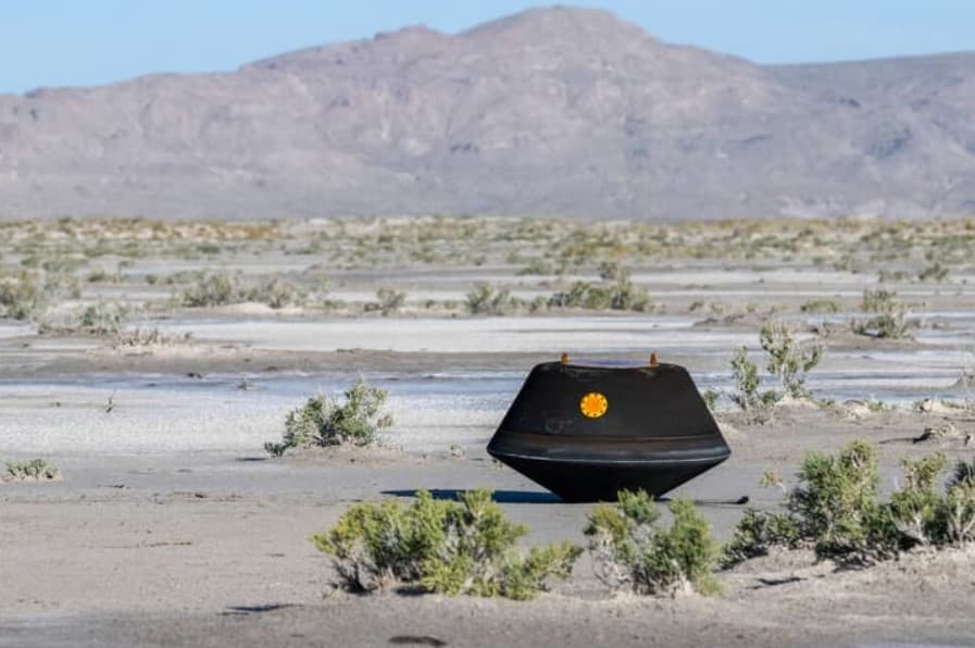 The sample return capsule from NASA’s OSIRIS-REx mission