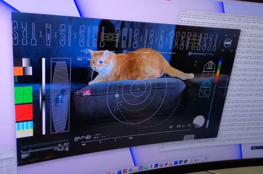 The cat laser video