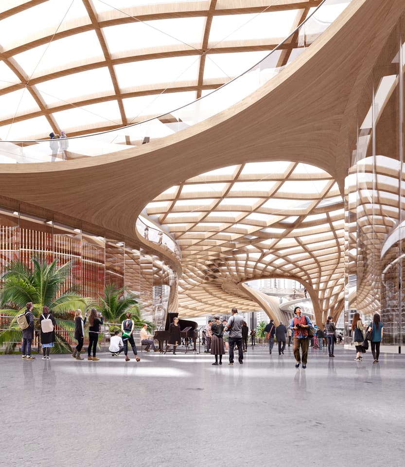 The Nanhai Arts Center's translucent roof will maximize daylight inside