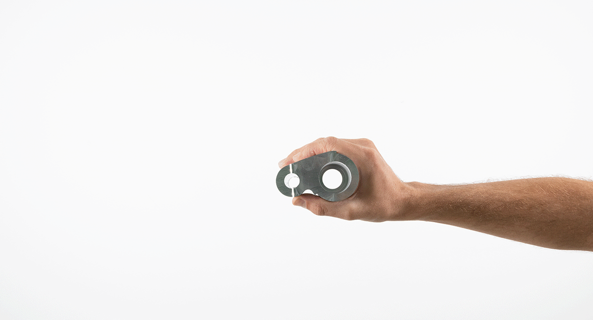 The appearance comes courtesy of a collaboration with Marc Newson, and the the binoculars are made up of around 390 hardware components