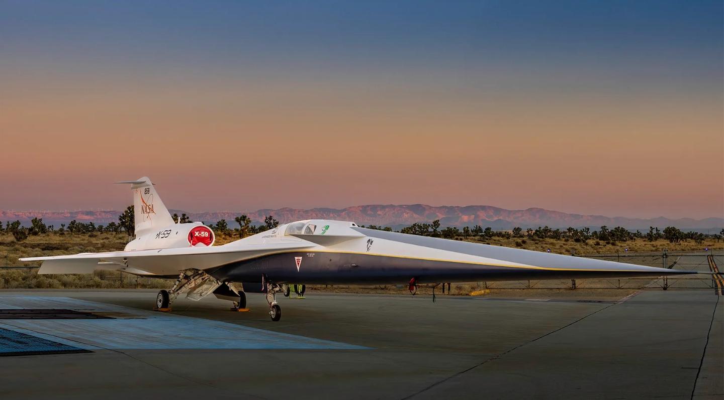 The X-59 was built by Lockheed Martin
