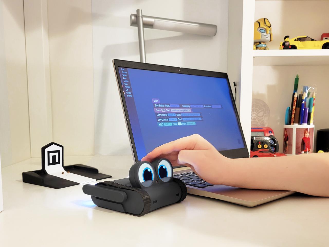 Onboard sensors help Doly respond to touch