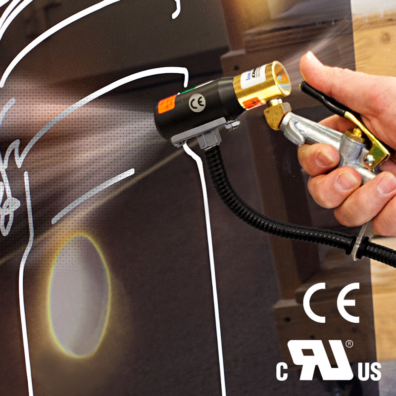 EXAIR’s Gen4 Ion Air Guns are CE Compliant and UL Certified