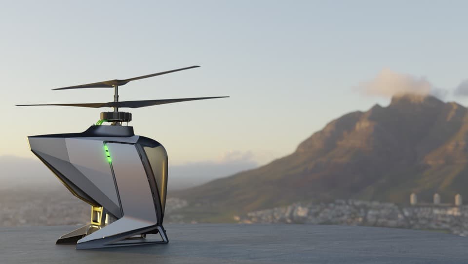 The eCopter's autopilot system will fly it from place to place based on preprogrammed flight patterns, plus the aircraft will be capable of automatically avoiding collisions with other aircraft or large birds