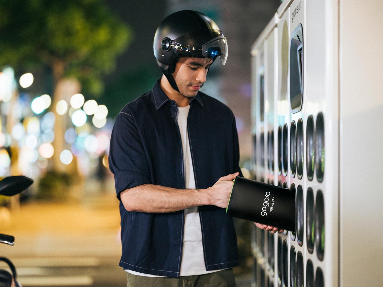 Instead of waiting around for an e-scooter's battery to top up at a charge point, consumer and delivery riders of Gogoro's Smartscooters will be able to quick-swap battery packs at GoStations