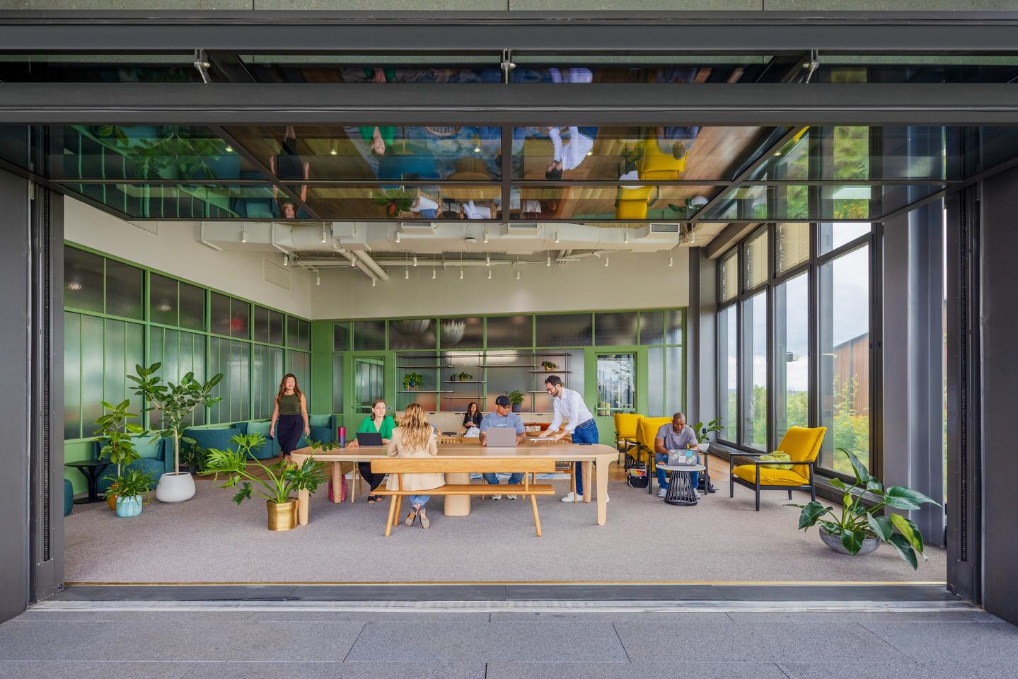 St. John's Terminal's interior layout focuses on collaborative spaces and maximizing daylight and fresh air