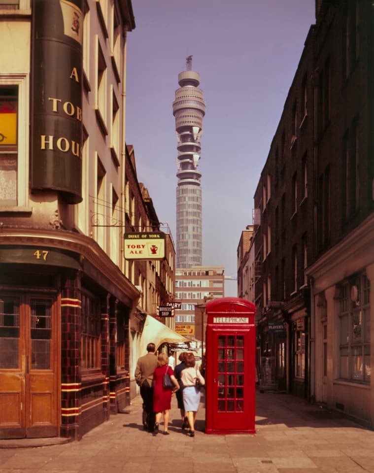 The BT Tower was originally completed in 1964 and was then known as the Post Office Tower