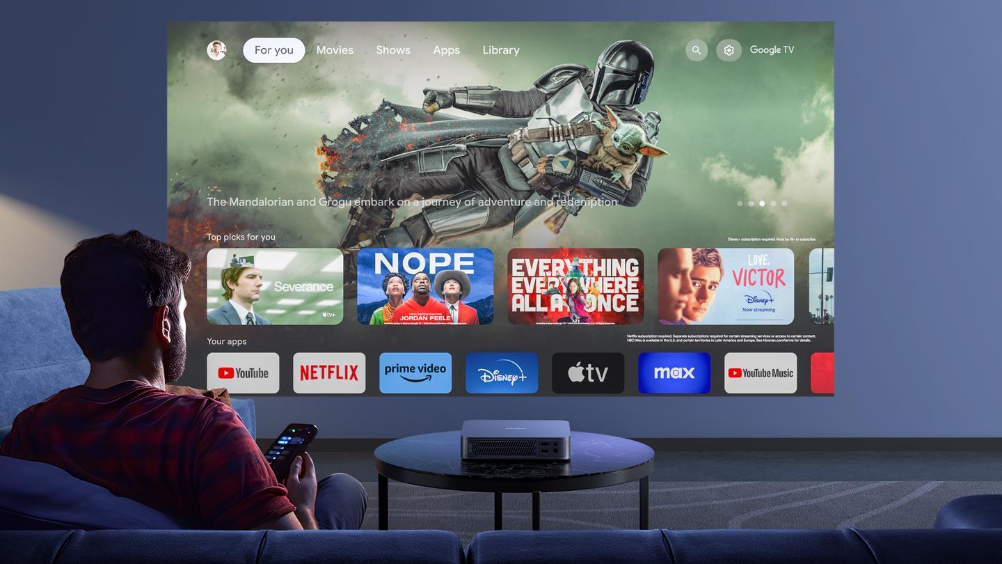 Google TV serves as an entertainment hub, with slick integration to the Play Store and intuitive settings control