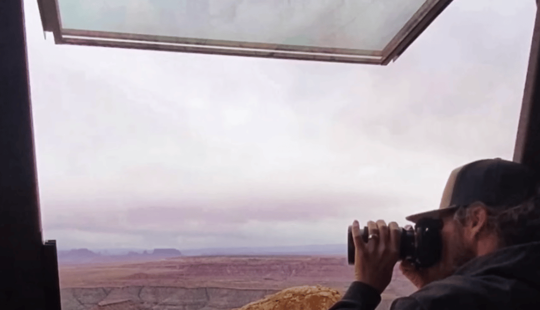 Both Skyloft rear window panels can be open for a more al fresco view