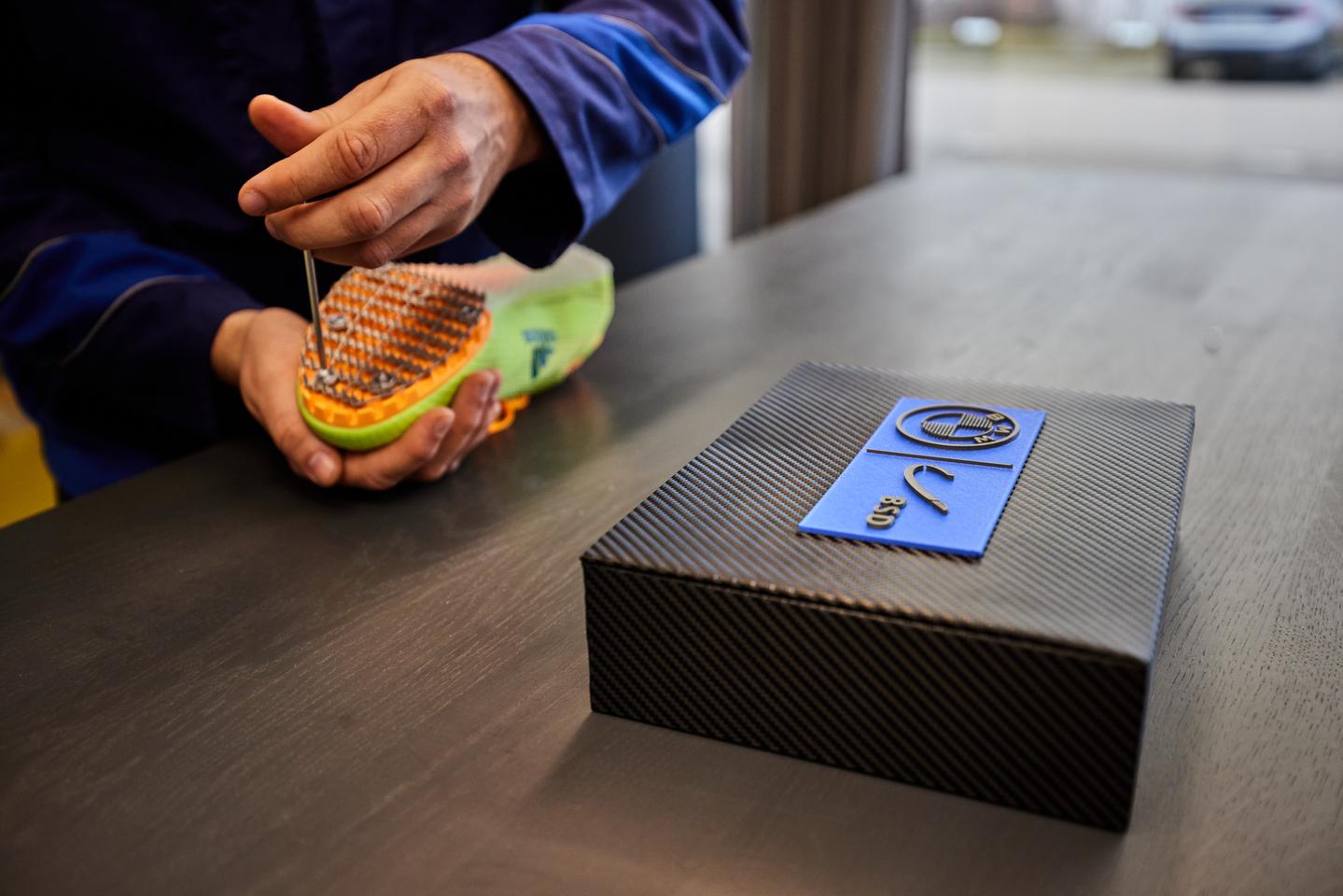 BMW's Additive Manufacturing Center employs state-of-the-art 3D printing techniques to create the customized plates