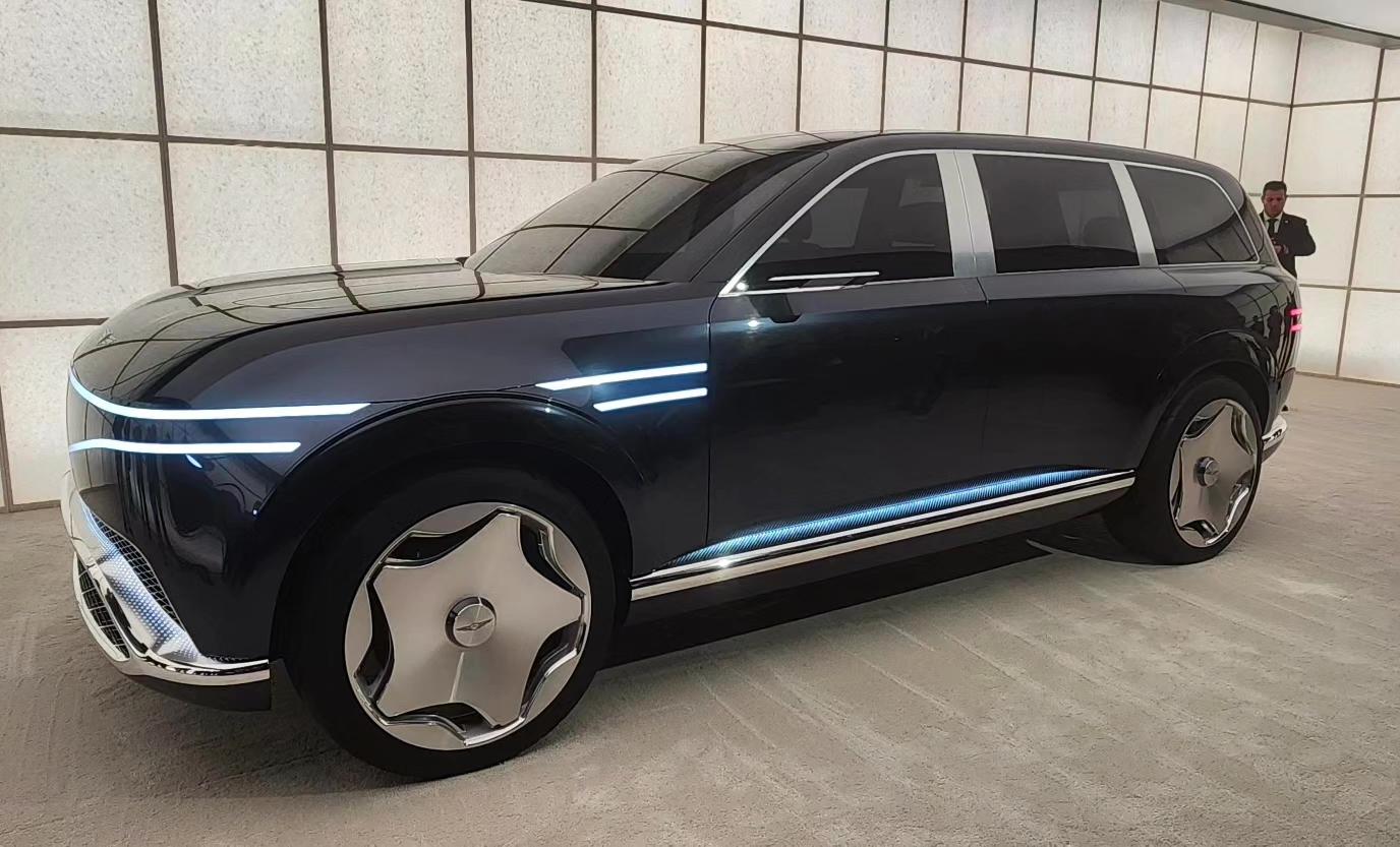 The Genesis Neoluna concept is the first full-sized, three-row SUV the company has shown