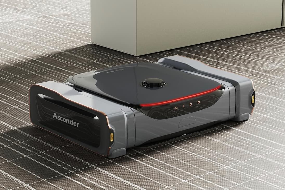 Because it's just 3.86 inches (98 mm) high, the Ascender can go underneath pieces of furniture such as couches