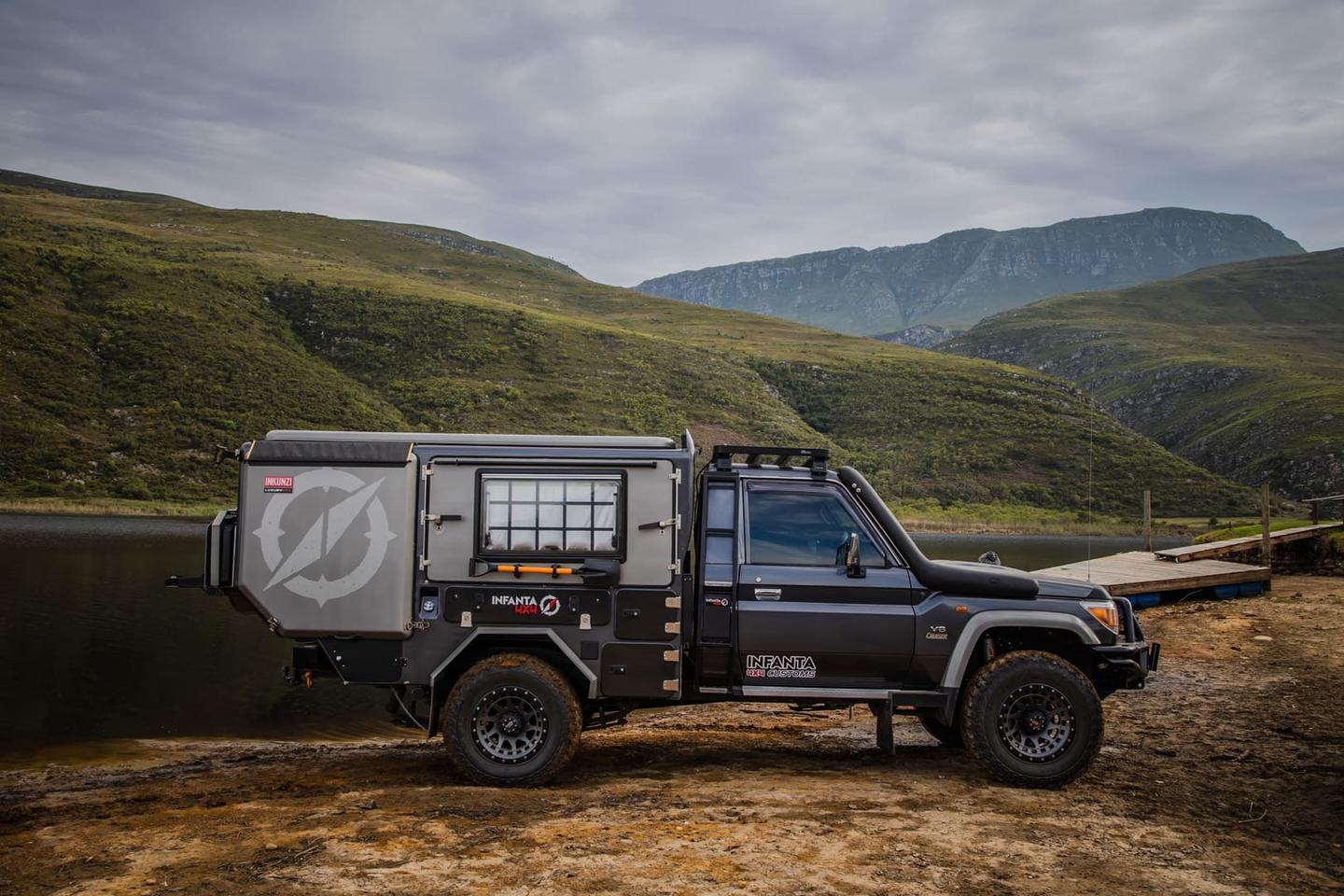Not many trucks are as ready as this one to explore those lush hills and mountains for days on end