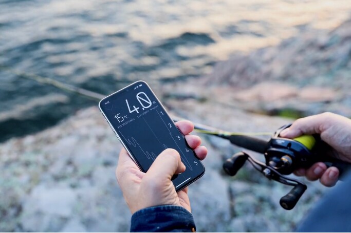 The Probe app displays both recorded and estimated real-time lure data