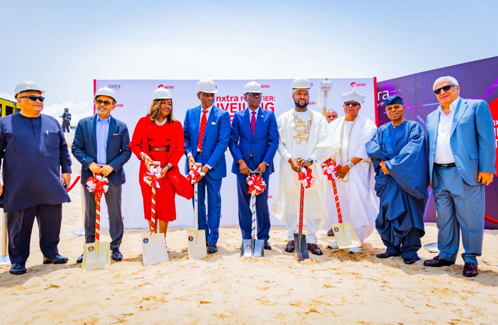 Photos: Airtel helping to accelerate Nigeria’s digital economy, Minister says at NXTRA data centre groundbreaking in Lagos