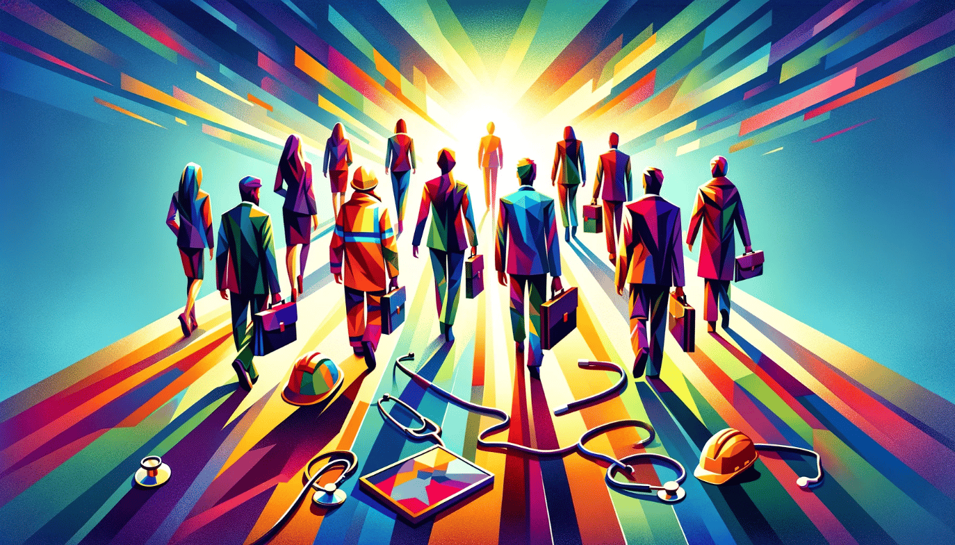 Stripped of our occupations, humanity may move forward into a new age of leisure