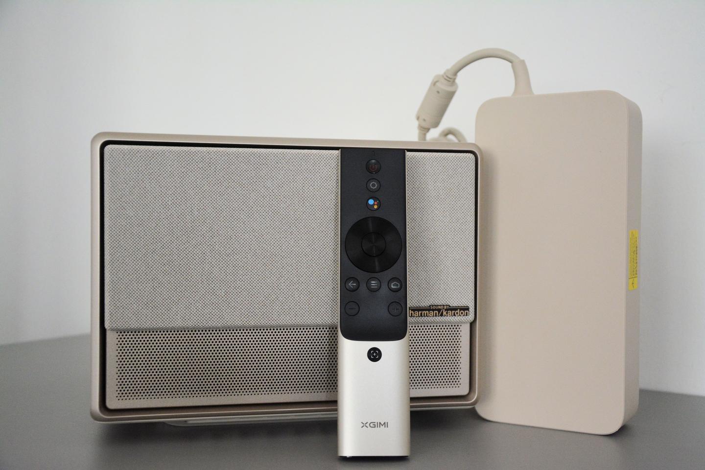 The Horizon Ultra 4K smart projector is a design departure for XGIMI, with its Misty Gold colors meant to stand out less than the black/gray of old